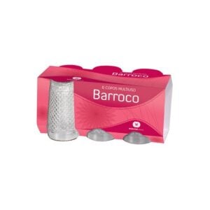 COPO ÁGUA BARROCO 255ml (Cx. 6 EMB. C/ 6 PÇs) – WHEATON [2407]
