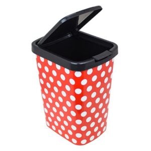 LIXEIRA DE PLÁSTICO 9L C/ CLICK LABEL POA COLORIDA  (6 PÇs) – ARQPLAST [25522CS]