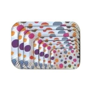 BANDEJA LAMINADA BOLINHA N°40 34x44cm (12 PÇs) – FESTACAMP [614F]