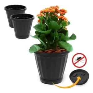 VASO Nº35 C/PRATO PRETO (3PÇS)-UNINJET