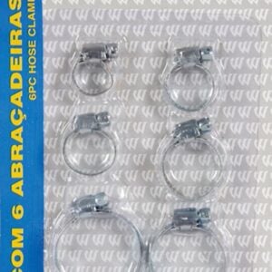 KIT COM 6 ABRAÇADEIRAS (12 PÇs) –  WESTERN [8601]