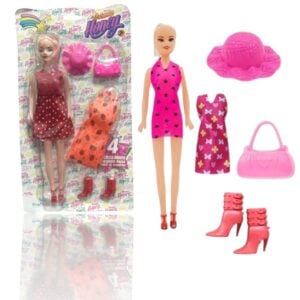 BONECA HONEY C/ACESSÓRIOS (12PÇS)-FRANCOLINO