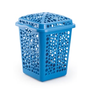 CESTO TELADO MAX 80LTS AZUL (3PÇS)-INJEPLASTEC