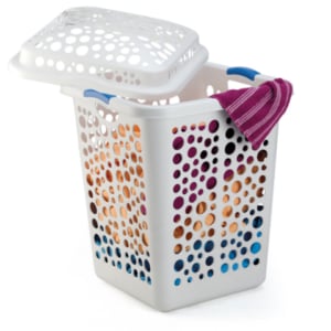 CESTO TELADO MAX 80LTS BRANCO (3PÇS)-INJEPLASTEC