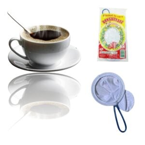 COADOR P/CAFÉ DE MALHA PEQUENO (12PÇS)-BONSUCESSO