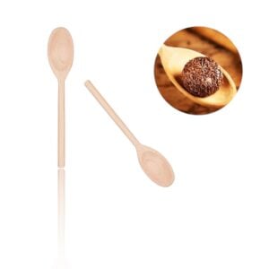 COLHER DE MADEIRA 26CM (24PÇS)-MVN