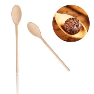 COLHER DE MADEIRA 34CM (24PÇS)-MVN