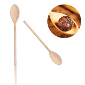 COLHER DE MADEIRA 38CM (24PÇS)-MVN