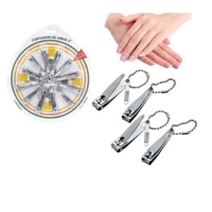 CORTADOR DE UNHAS PQ.C/12PÇS (6CART)-CAERUS