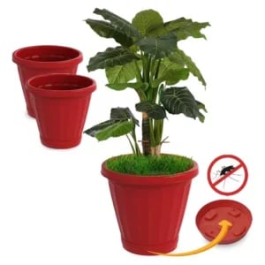 VASO Nº28 C/PRATO VERMELHO (6PÇS)-UNINJET