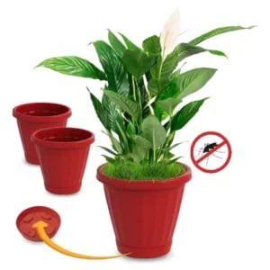 VASO Nº22 C/PRATO VERMELHO (6PÇS)-UNINJET