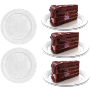 PRATO DESCARTÁVEL BRANCO P/BOLO CX100-TRIK TRIK