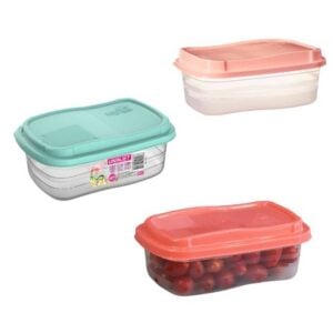 POTE RETANGULAR FREEZER/MICRO-ONDAS 700ML (12PÇS)-UNINJET
