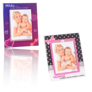 PORTA RETRATO DE VIDRO MÃE MELHOR AMIGA 10X15CM (12PÇS)-JAVICK