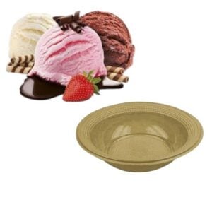 PRATO FUNDO 12CM DOURADO 100X10-TRIK TRIK