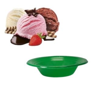 PRATO FUNDO 12CM VERDE ESCURO 100X10-TRIK TRIK