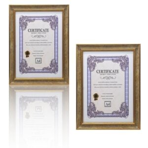 PORTA CERTIFICADO C/ VD MOLD.PLÁSTICO 20X30CM (6PÇS)-JAVICK