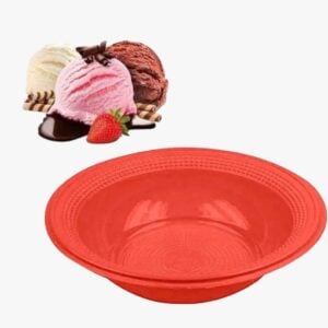 PRATO FUNDO 12CM VERMELHO 100X10-TRIK TRIK