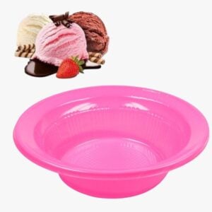 PRATO FUNDO 12CM ROSA 100X10-TRIK TRIK