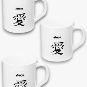CANECA SÍMBOLO JAPONÊS 450ML (24PÇS)-PLASNORTHON