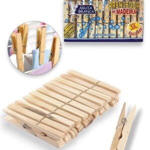 PRENDEDOR DE MADEIRA GG C/12 CX50-AGUIA BRANCA