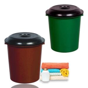 CESTO FECHADO C/TP 27LTS (6PÇS)-PLASNEW