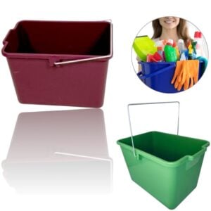 BALDE RETANGULAR REFORÇADO 12,8LTS (12PÇS)-PLASNEW