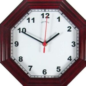 RELÓGIO OITAVADO MADEIRA MOGNO – BRANDS [BRA-085]