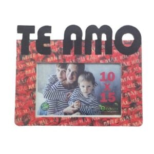 PORTA RETRATO MDF MÃE TE AMO 10x15cm (3 PÇs) – ECOMIX [E001]