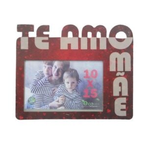 PORTA RETRATO MDF MÃE TE AMO 10x15cm (3 PÇs) – ECOMIX [E002]