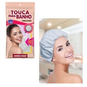 TOUCA DE BANHO C/2 (36PÇS)-PLASTLEO