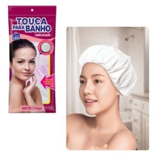 TOUCA DE BANHO C/3 (36PÇS)-PLASTLEO