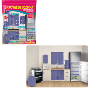 KIT ENXOVAL C/8PÇS POLIETILENO (6PÇS)-PLASTLEO