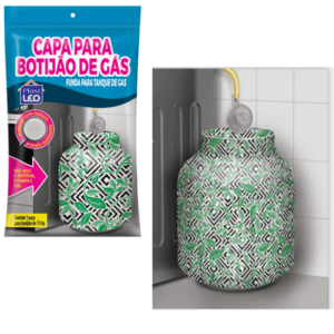 CAPA P/BOTIJÃO DE GÁS (24PÇS)-PLASTLEO