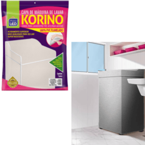 CAPA DE MAQ.FLANELADA LAVAR KORINO LISA G (6PÇS)-PLASTLEO
