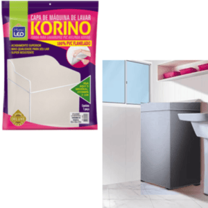 CAPA DE MAQ.FLANELADA LAVAR KORINO LISA P (6PÇS)-PLASTLEO