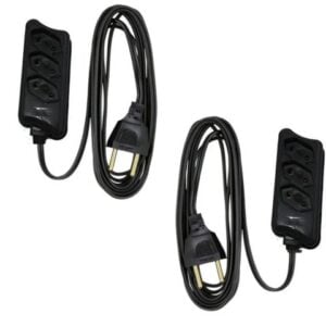 EXTENSÃO 2MTS MULTIUSO CB PL 2P PRETA (12PÇS)-COMPOLUX