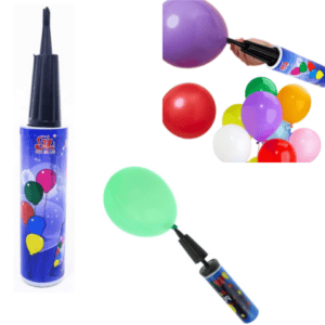 BOMBA MINI P/ENCHER BALÃO 27CM (12PÇS)-WELLMIX