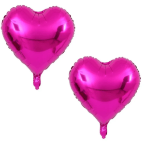 BALÃO CORAÇÃO PINK (12PÇS)-CABEKLA