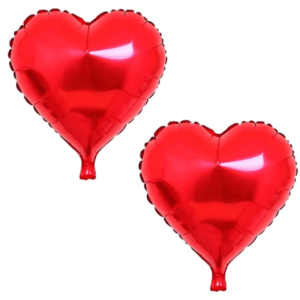 BALÃO CORAÇÃO VERMELHO (12PÇS)-CABEKLA