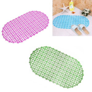 TAPETE PVC OVAL TRANSPARENTE (12PÇS)-LET ÚTIL