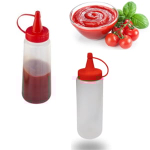 BISNAGA INDIVIDUAL 200ML VERMELHA (36PÇS)-NOVA ERA