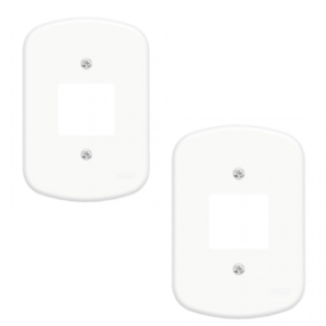 ESPELHO P/2 INTERRUPTORES JUNTOS (24PÇS)-CABEKLA