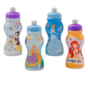 GARRAFA SLEEVE PRINCESAS 250ML (24PÇS)-PLASDURAN