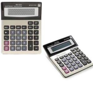 CALCULADORA ELETRÔNICA GRANDE 12 DÍGITOS (6PÇS)