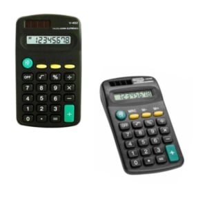 CALCULADORA ELETRÔNICA PEQUENA 8 DÍGITOS (12PÇS)