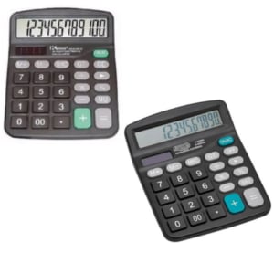CALCULADORA ELETRÔNICA GRANDE 12 DÍGITOS (6PÇS)