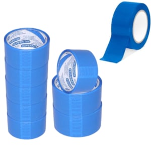 FITA ADESIVA 45MMX40M AZUL (CX C/100)-SUPERFITAS