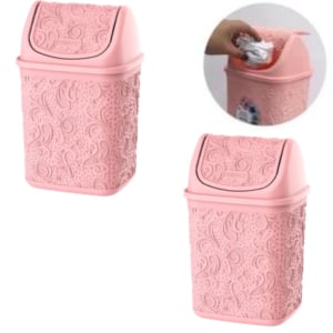 CESTO PIA 4,5LTS FLORAL ROSA (6PÇS)-UNINJET