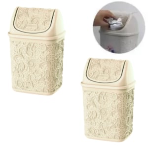 CESTO PIA 4,5LTS FLORAL PALHA (6PÇS)-UNINJET